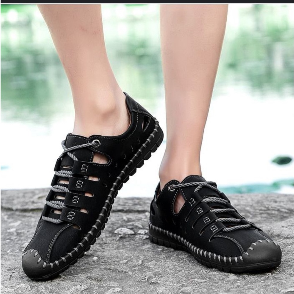 Stitched Casual Shoes - Men's Sandals